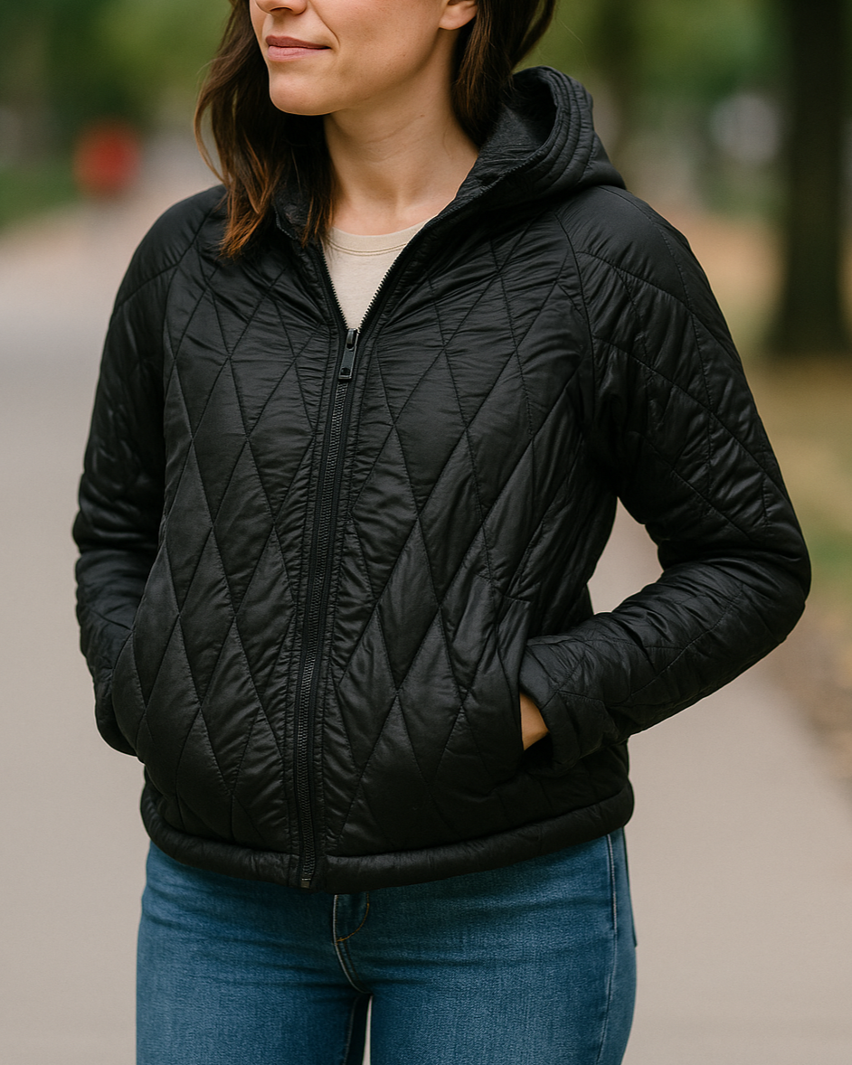 Lightweight Quilted Nylon Puffer