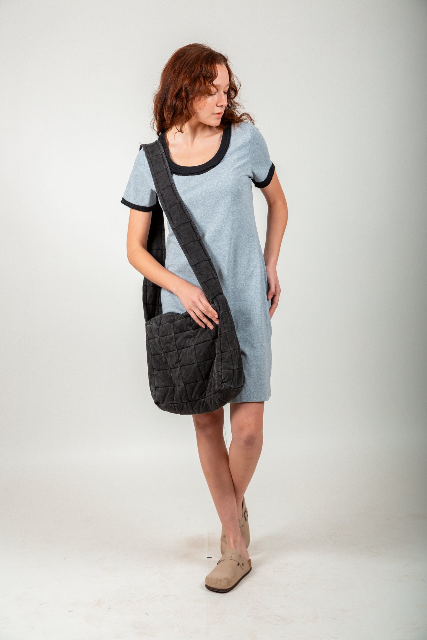 Classic Charm Ribbed Midi Dress(D2400016 Mineral Washed Rust )