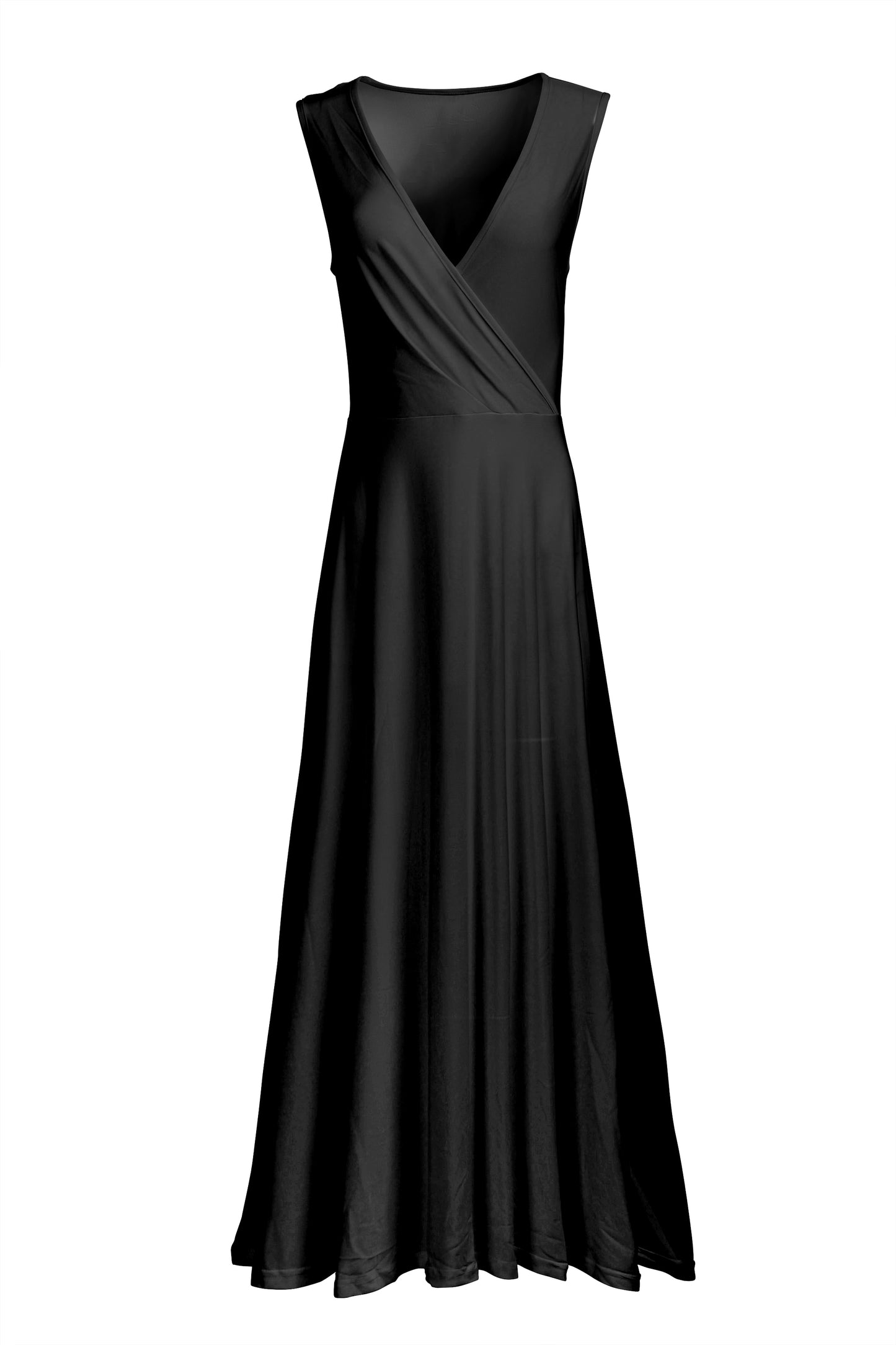 Elegant Flowy Maxi Dress-Rust Brown Boho Print