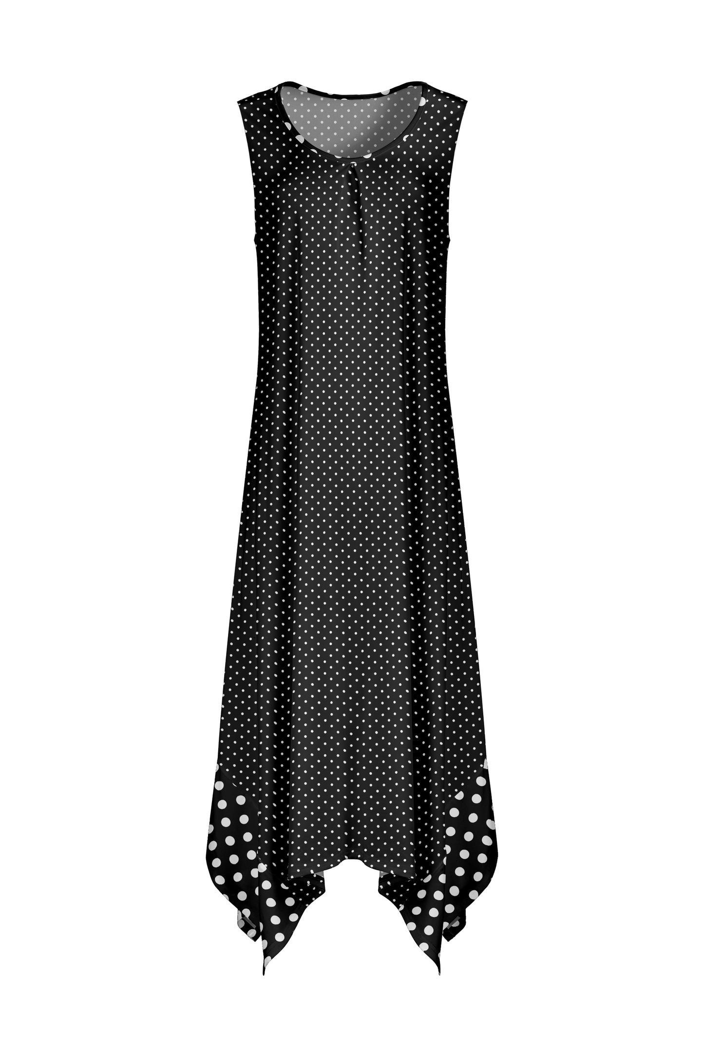 Flowy Scarf-Bottom Maxi Dress-Pink Purple Gradien