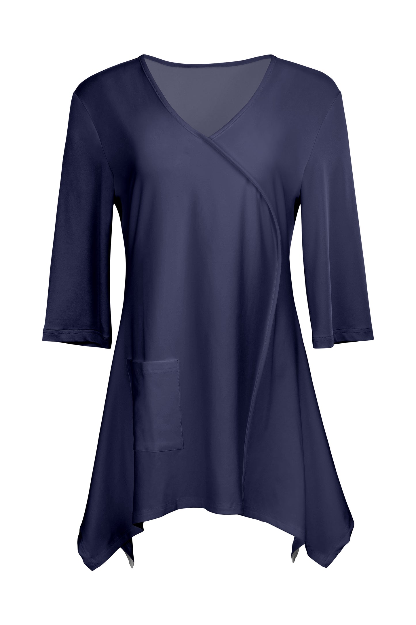 Everyday Solid Knit Tunic-Olive