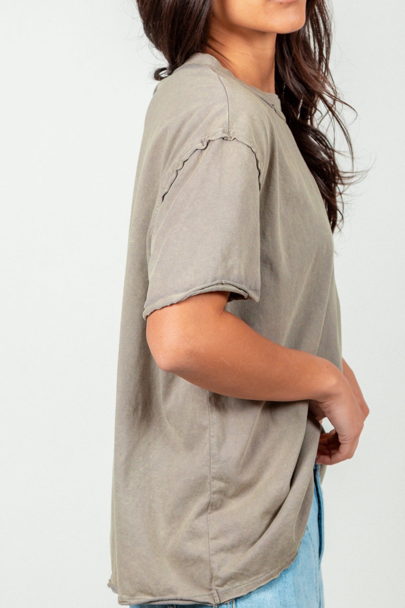 Aura Tee (SKU# T240002 OLIVE)