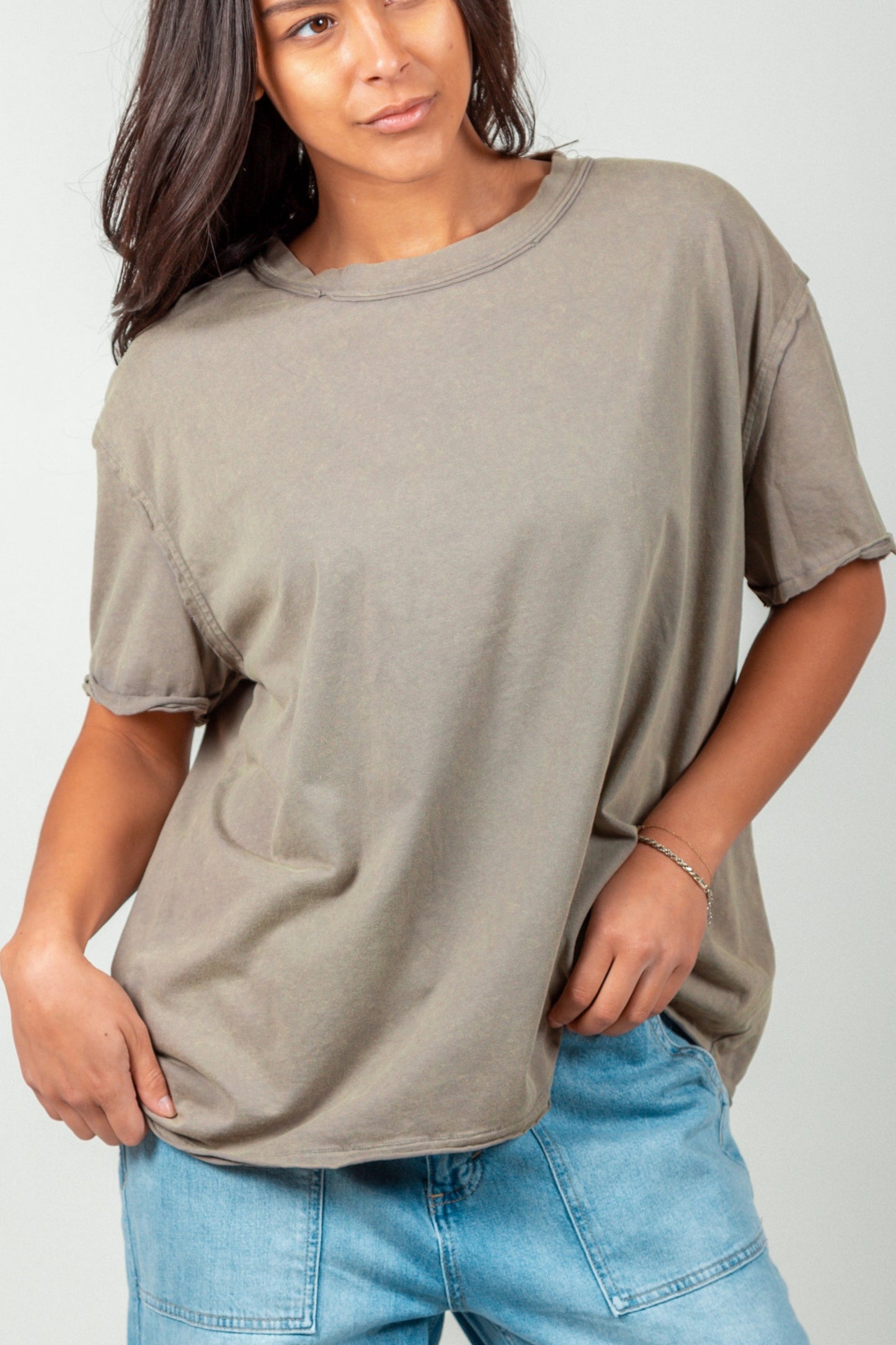 Aura Tee (SKU# T240002 OLIVE)