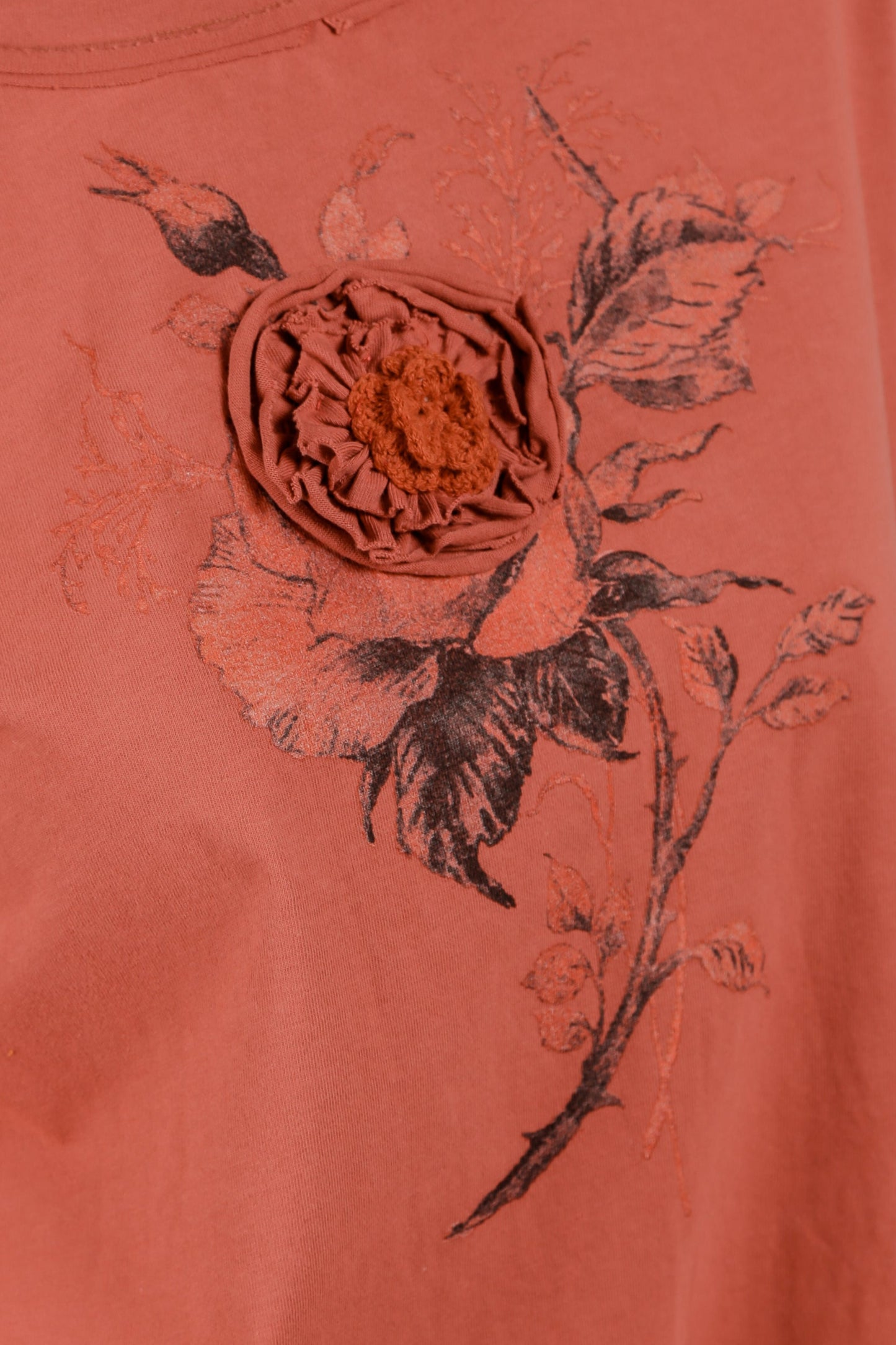 Rustic Rose Tee(T240002 Rust )