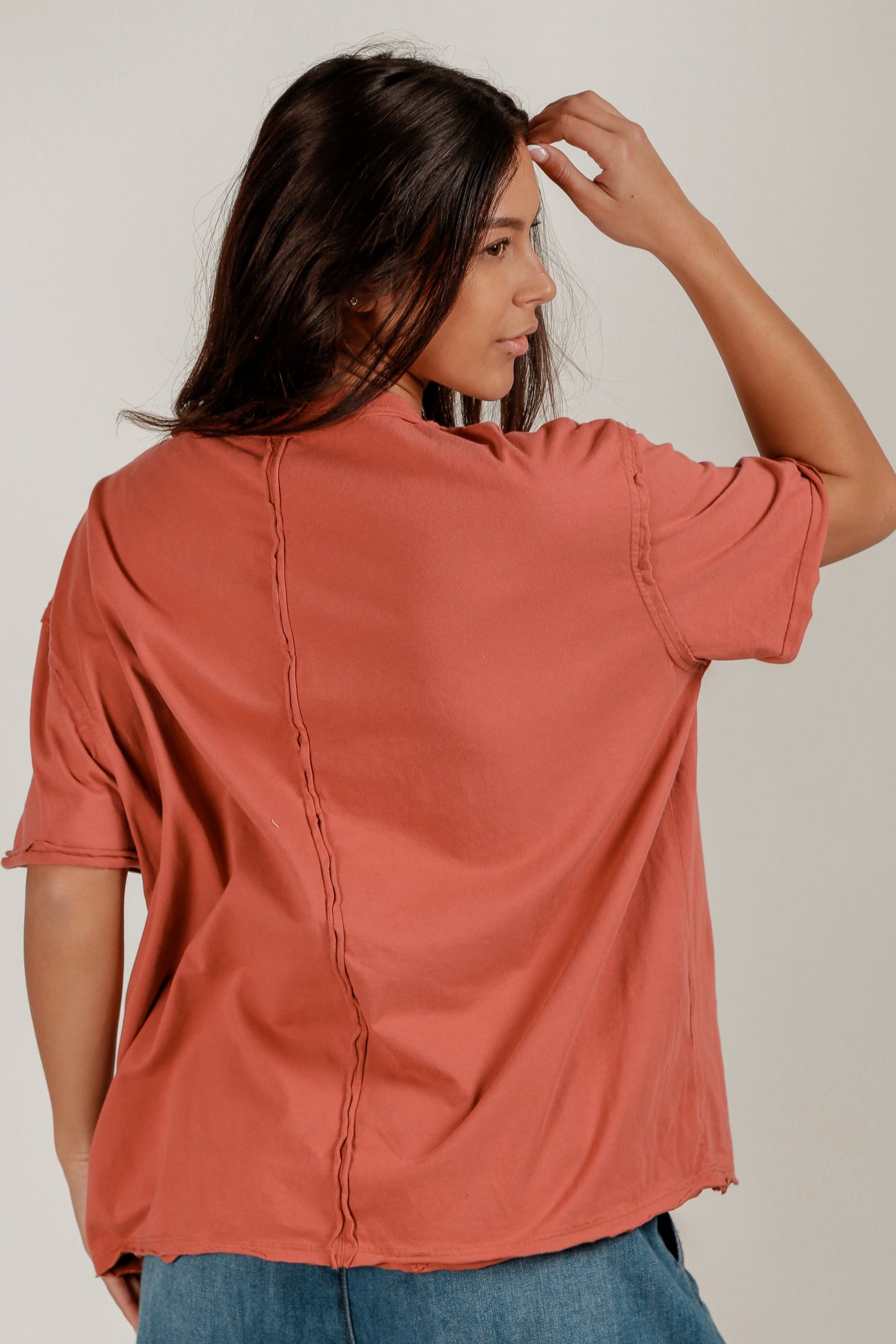 Rustic Rose Tee(T240002 Rust )