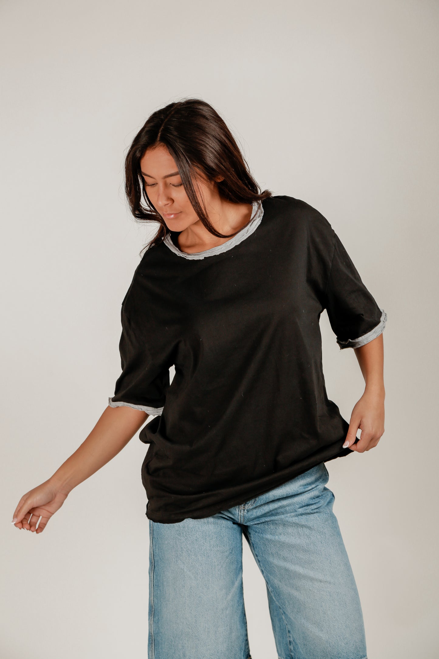 Slate Edge Tee(T240004 Mineral Washed Black
