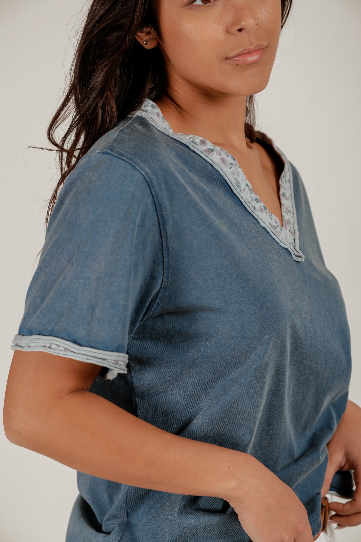 Meadow Dreams Tee (T240011 Mineral Washed Blue)