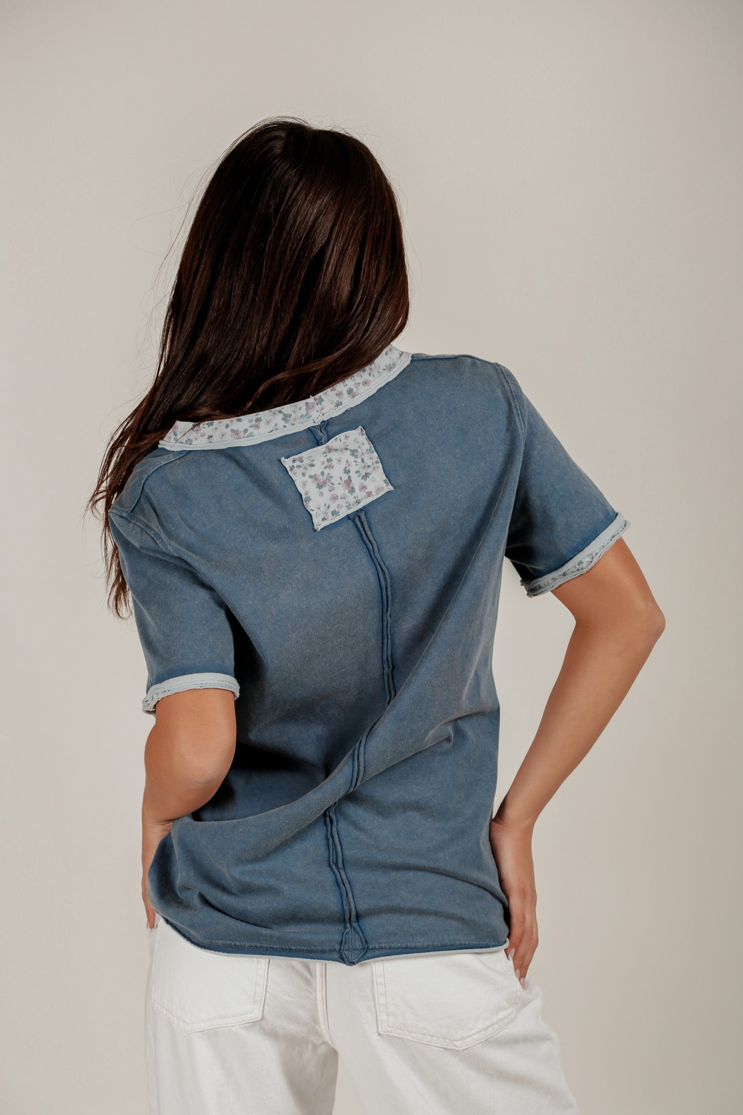 Meadow Dreams Tee (T240011 Mineral Washed Blue)