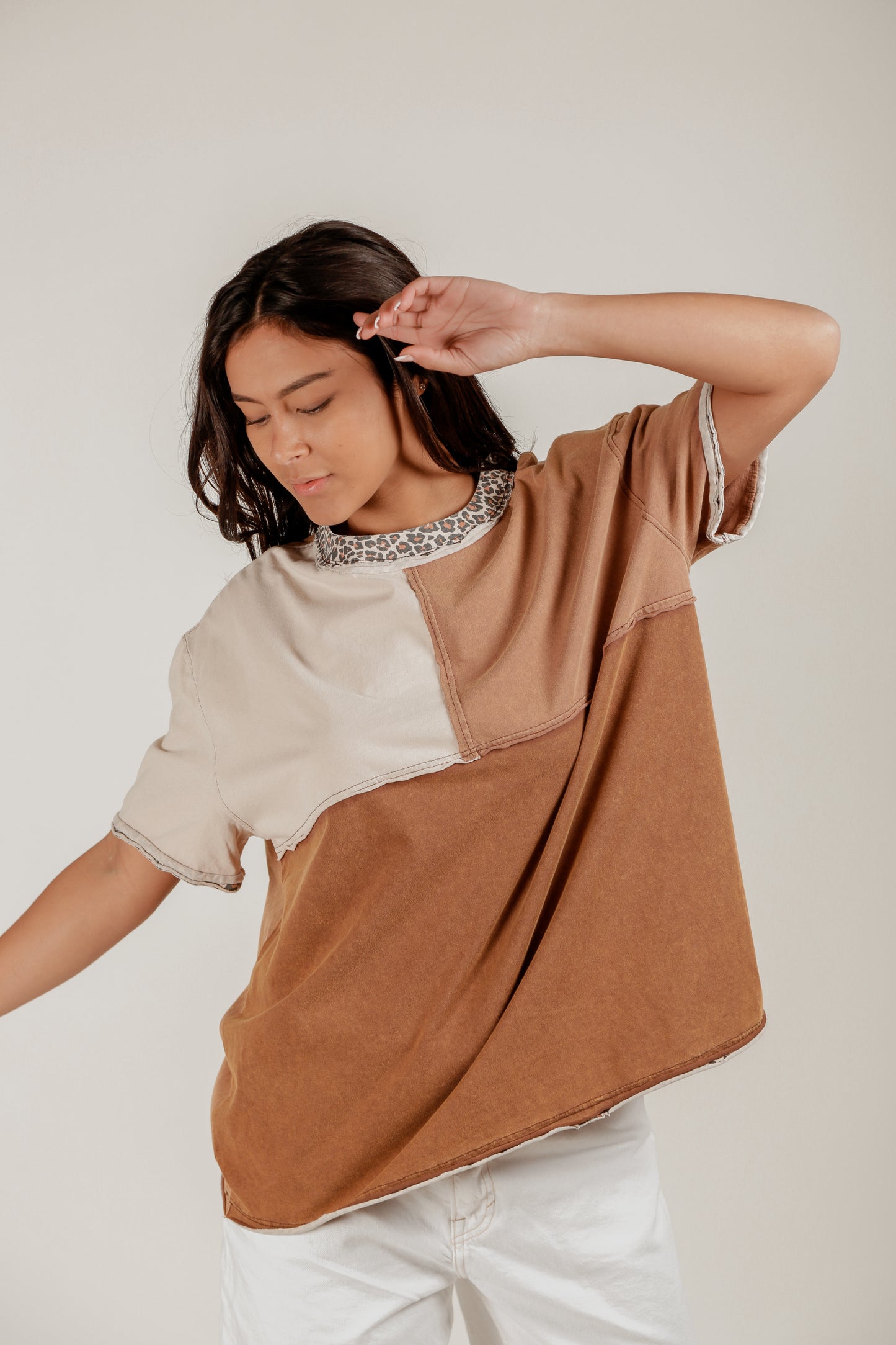 Wild Harmony Tee (SKU#T240012 -Champagne Beige)