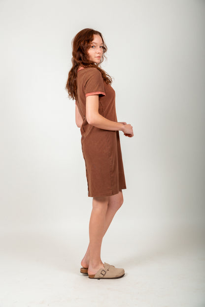 Urben Edge Ribbed Midi Dress (D2400016 Grey)