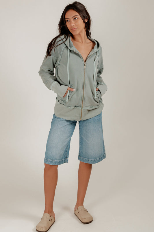 Olive Patch Hoodie (F240009 OLIVE)