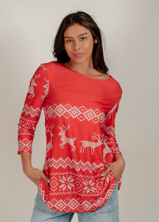 Holiday Reindeer Tunic