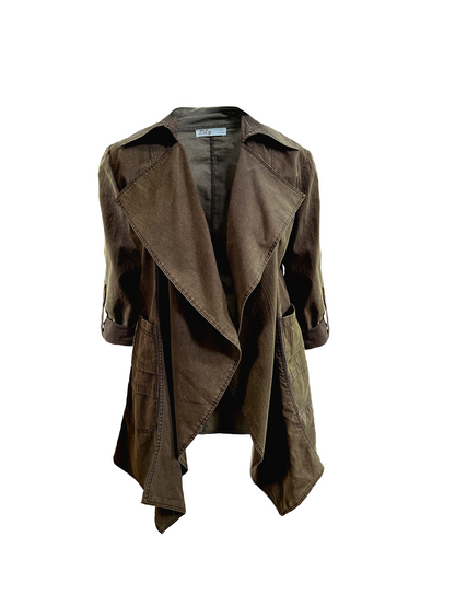 Draped Cargo Jacket