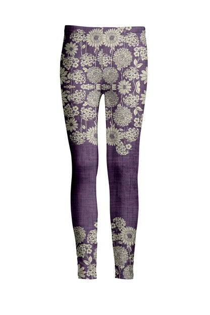 Bold Print Leggings-Red Whhite