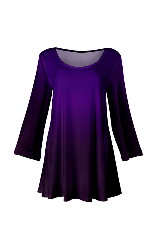 Bold Prints Tunic-Purple
