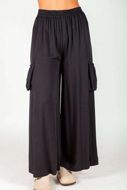 Vintage Sands Wash Wide-Leg Pants （P240004 ）
