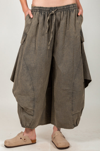 Wide Leg Bell Pant