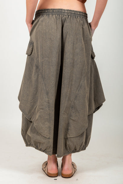 Wide Leg Bell Pant
