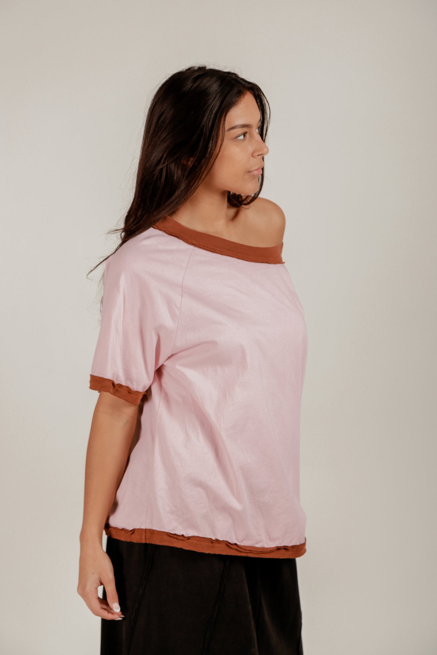 Rustic Rose Raglan Tee (T2400015 Pink)
