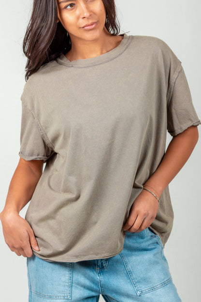 Aura Tee (SKU# T240002 OLIVE)