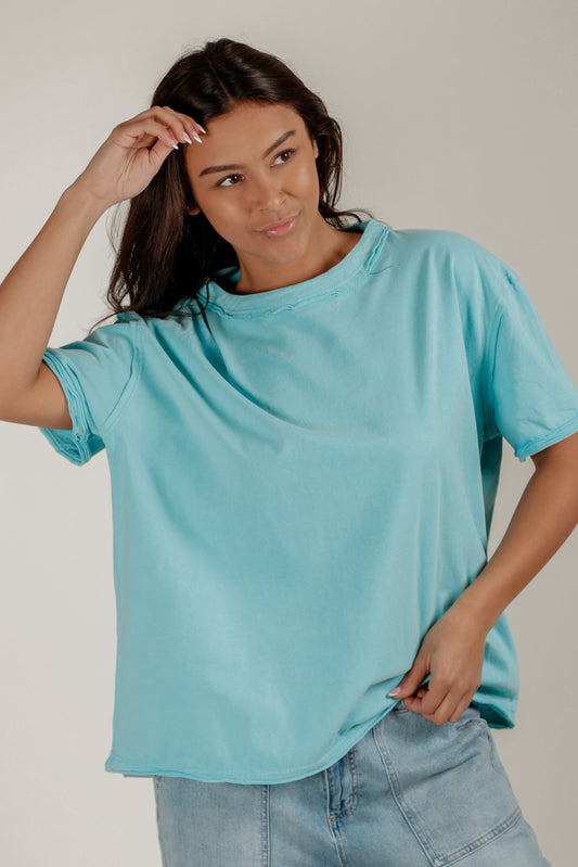 Coastal Breeze Tee(T240002 Turquoise)