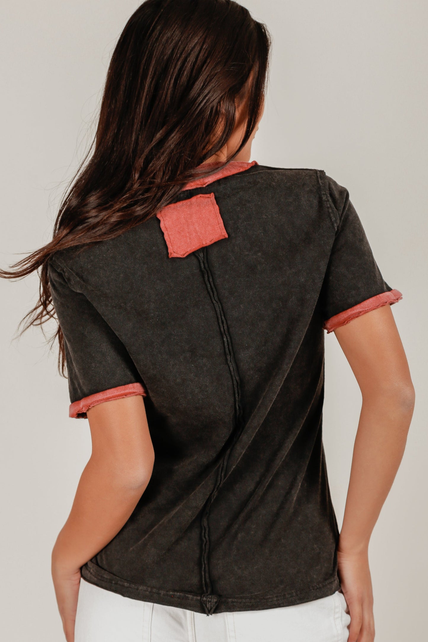 Olive Grove Placket Tee (T240003  Mineral Washed Olive)