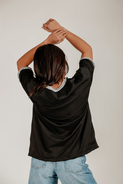 Slate Edge Tee(T240004 Mineral Washed Black