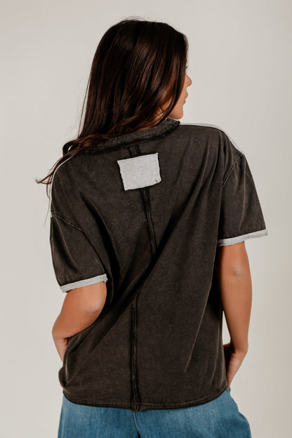 Luna Layers Tee - Gray