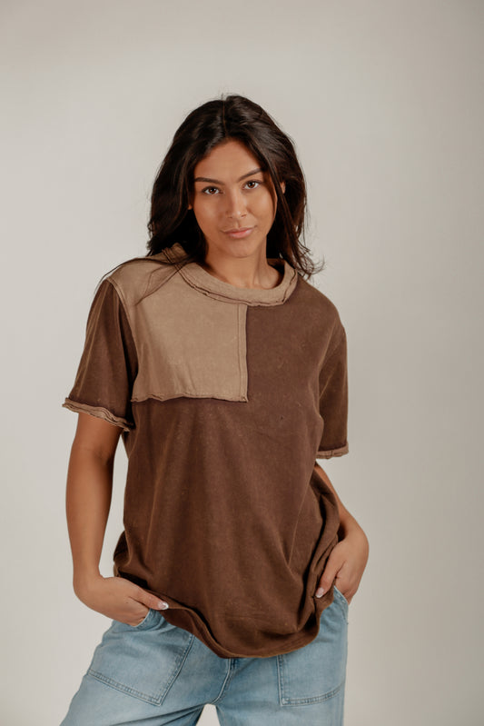 Desert Drift Tee (sku# T240005 Brown Beige)