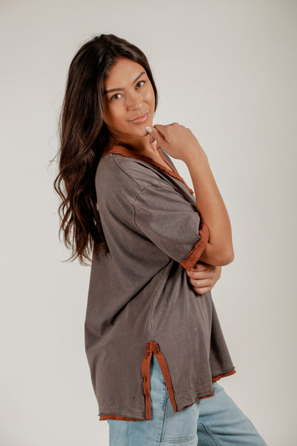 Rustic Vibe Tee (T240008 Mineral Washed Grey)