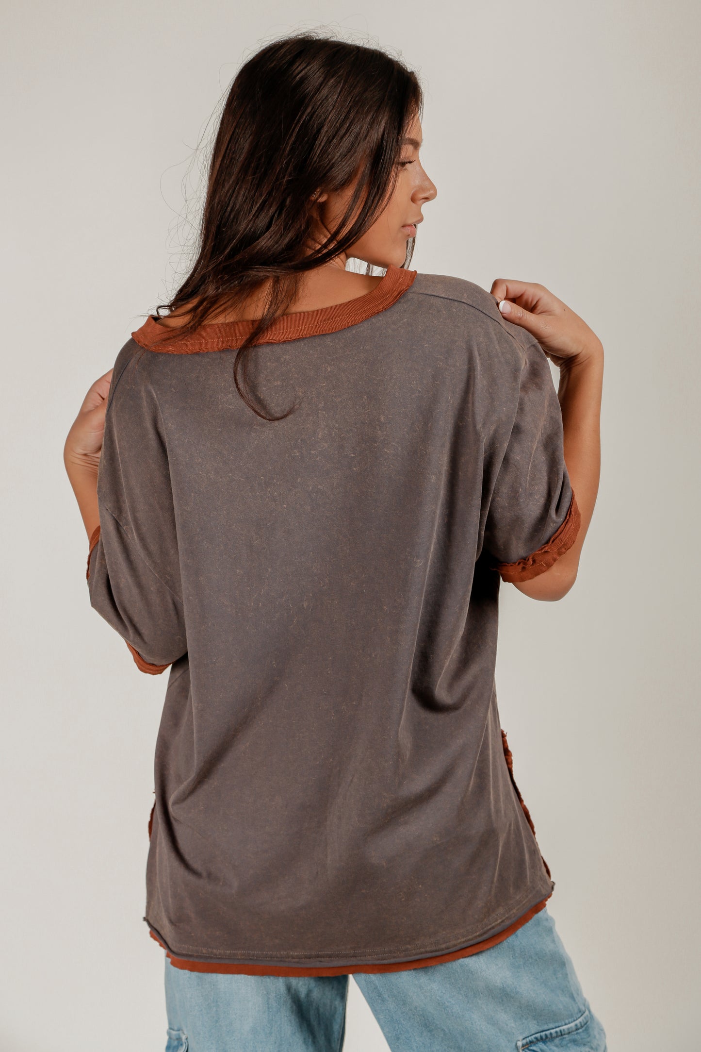 Rustic Vibe Tee (T240008 Mineral Washed Grey)