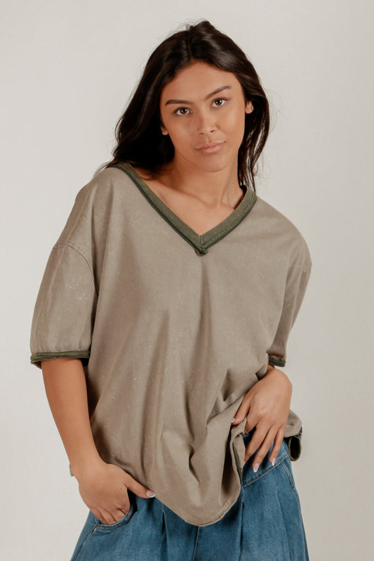 Olive Command Tee (Wholesale)(SKU# T240008 OLIVE)