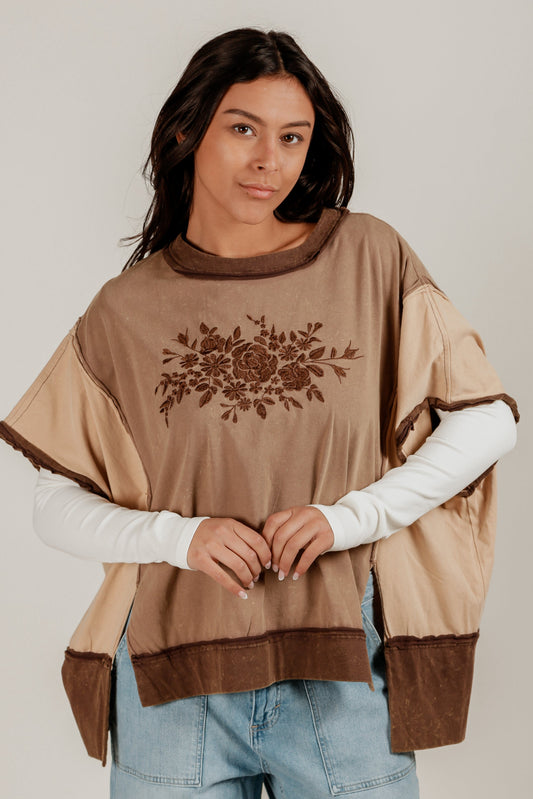 Butterfly Flattery Tee (T240009 Brown)