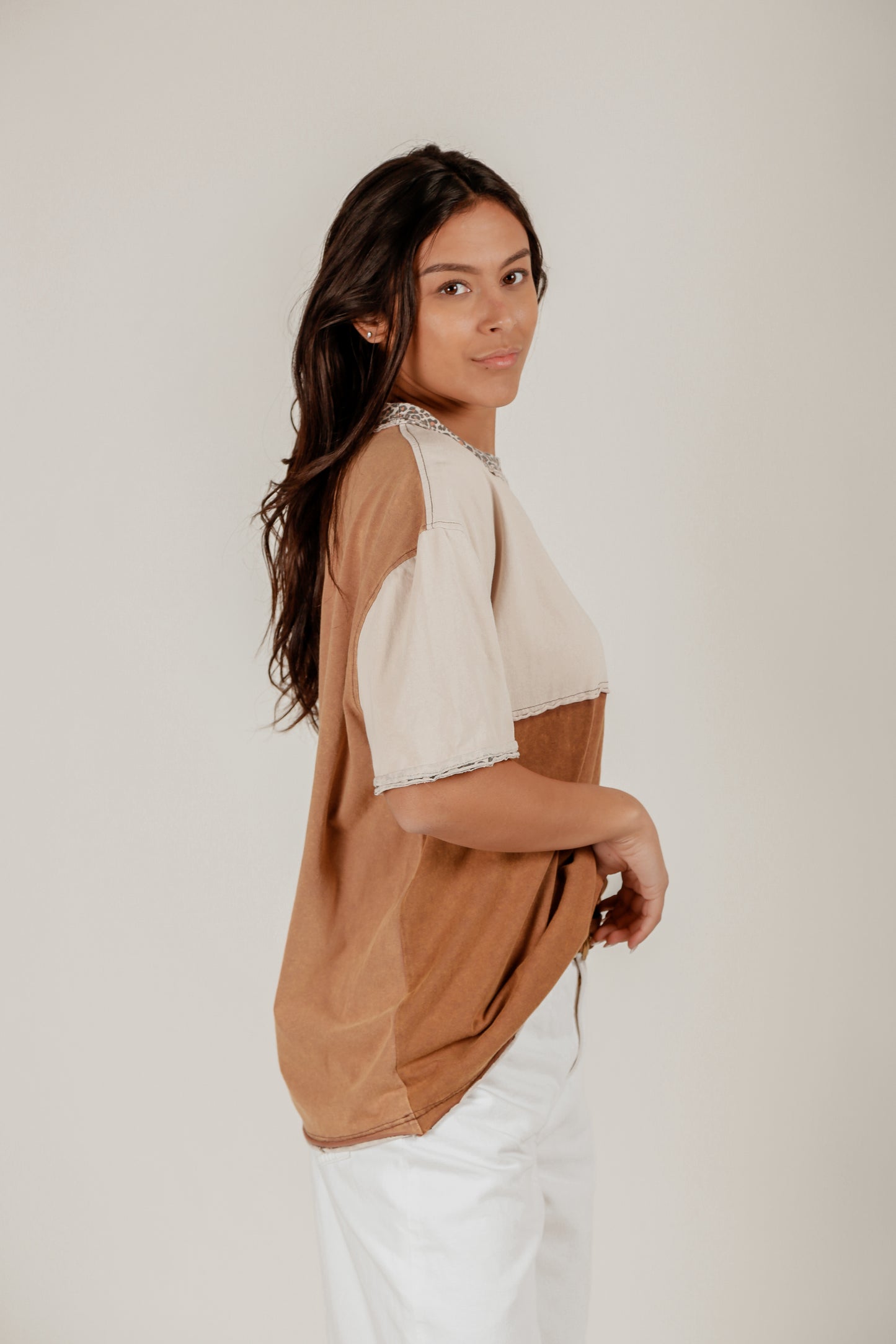 Wild Harmony Tee (SKU#T240012 -Champagne Beige)