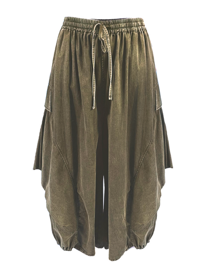 Wide Leg Bell Pant