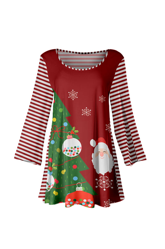 Holiday Tunics-Red Green